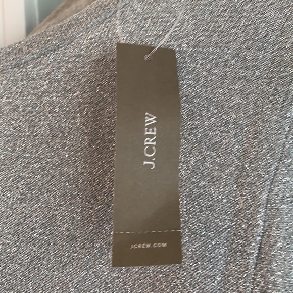 NWT J. Crew Lurex Twist Back Dress - Picture 11 of 15